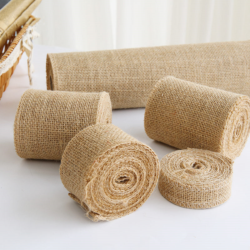 Burlap Jute Rolls Ribbon