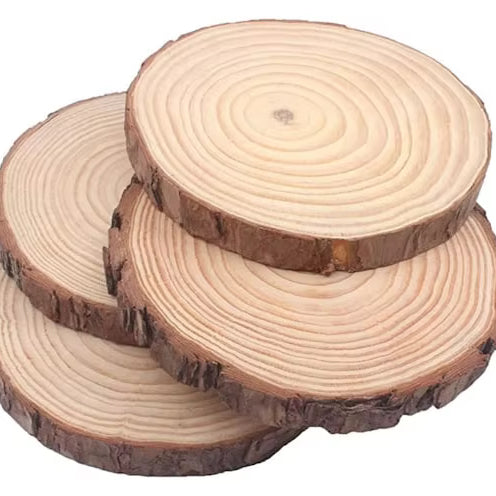 Natural Sandalwood Pieces Wood Slices Wedding Christmas Ornaments Centerpiece Craft
