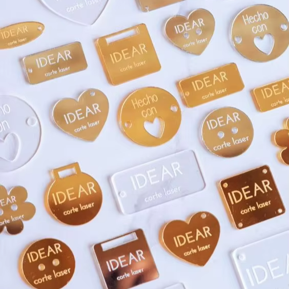 Acrylic Tags for Wedding and Baby Shower Favors
