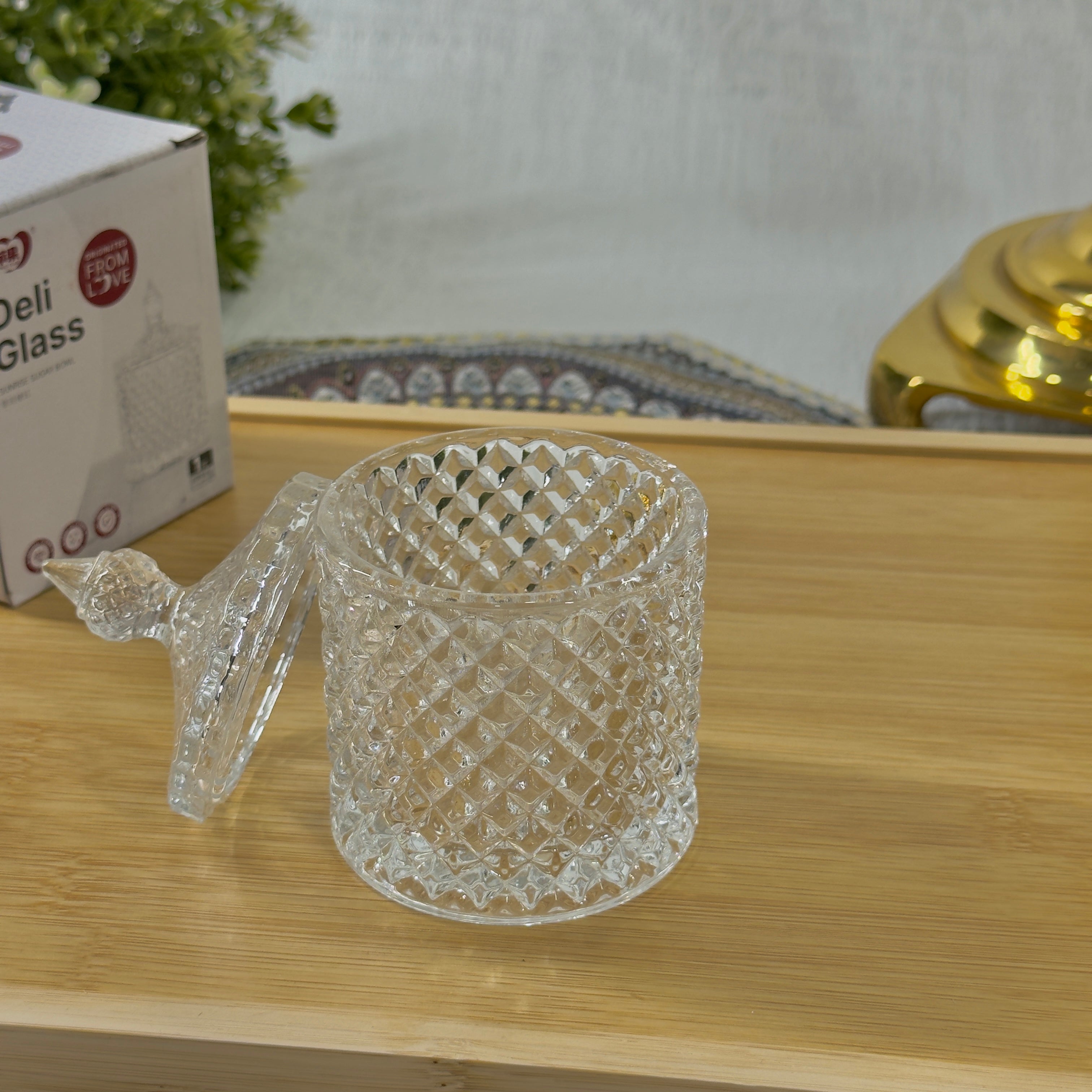 Glass Sugar Bowl