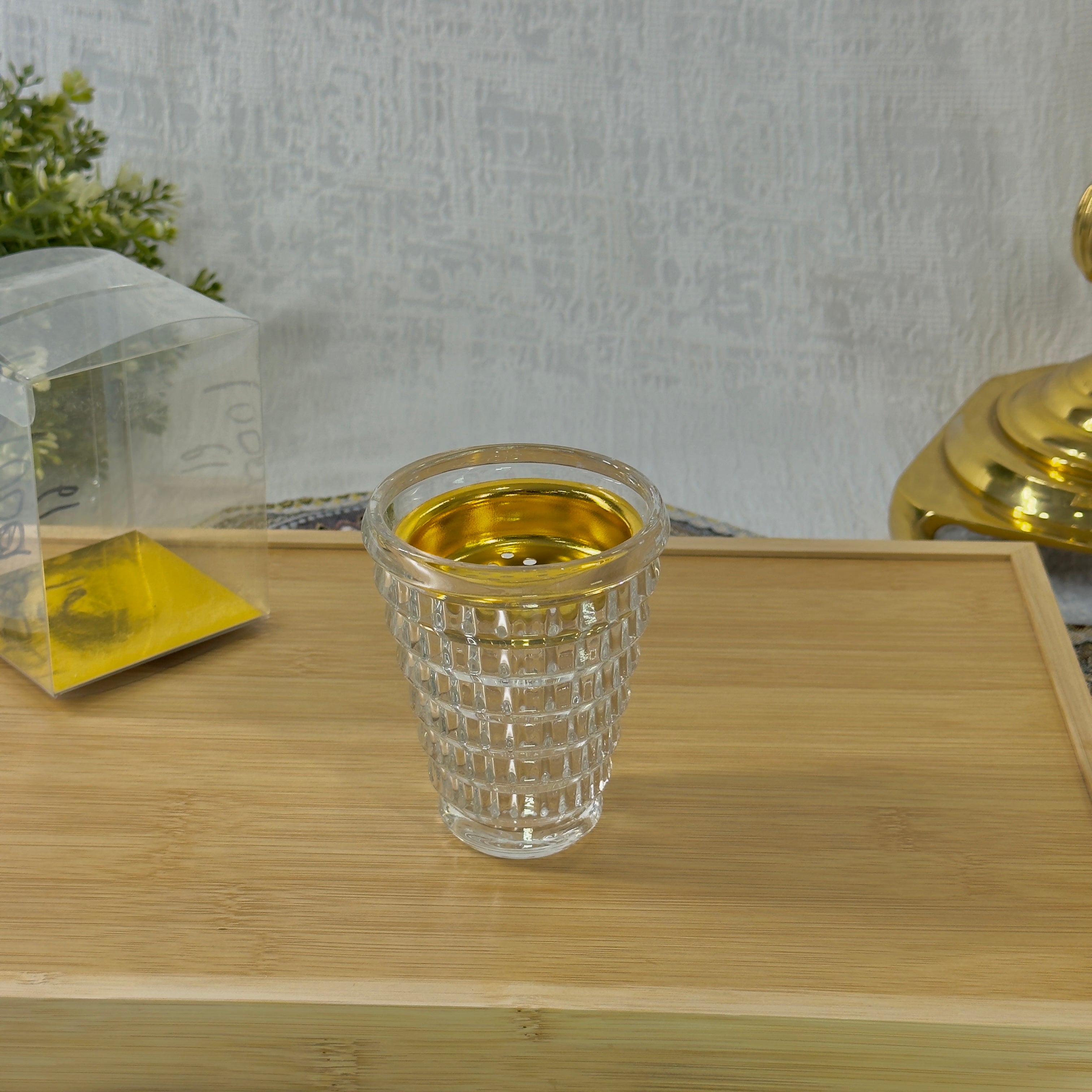 Brûleur d'encens en verre, cadeau de mariage