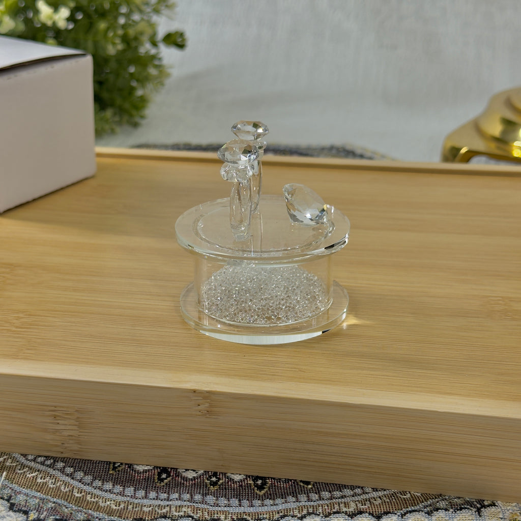 Crystal Wedding Rings Figure