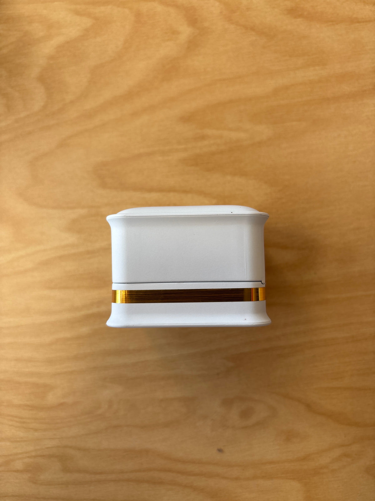 Wedding Ring Box Jewelry Box With Gold strip With LED light