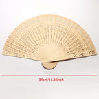 Personalized Wooden Hand Fans for Wedding