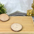 Natural Sandalwood Slices Wedding Ornaments Centerpiece Craft