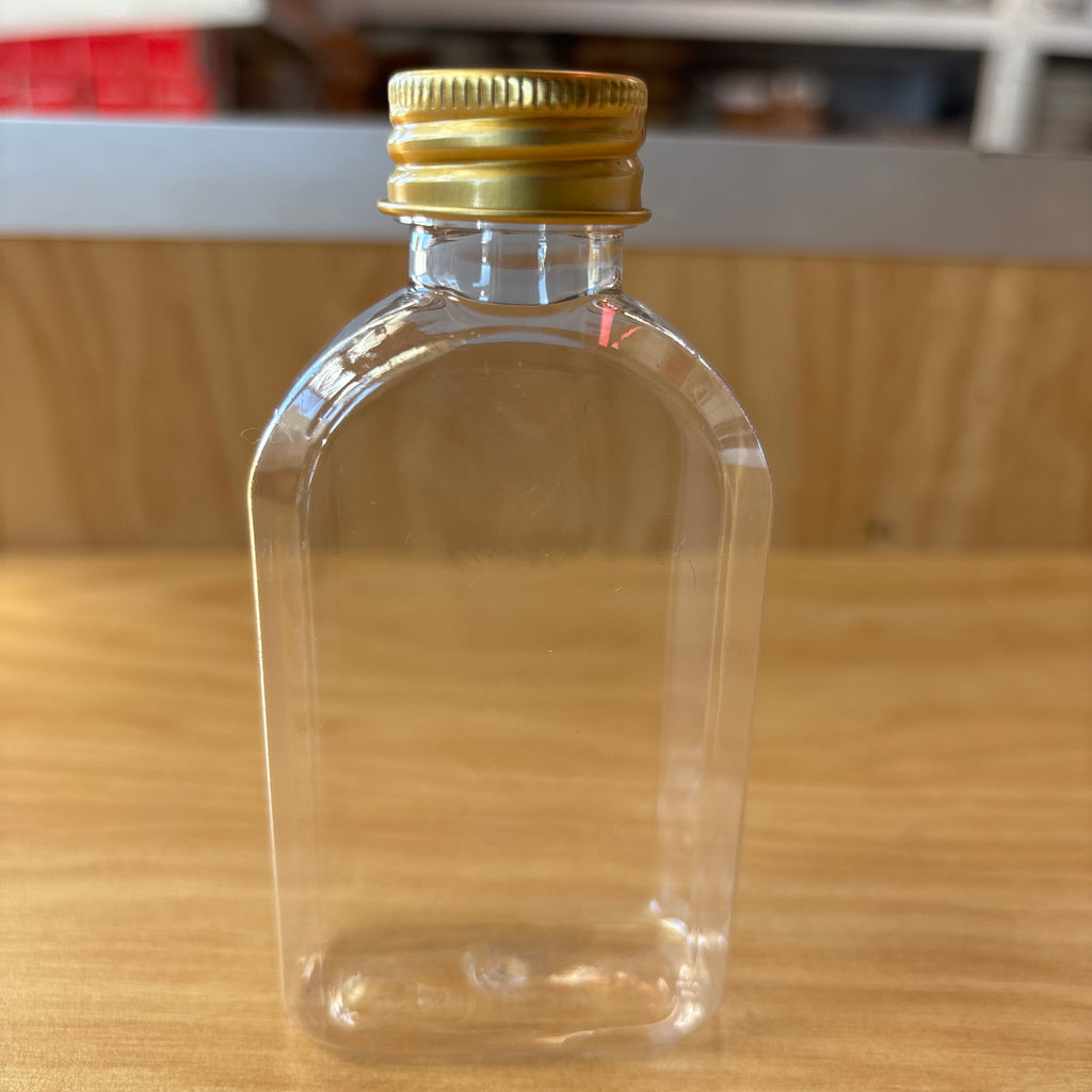 Flat 100ml Plastic Bottle Zamzam Water Bottle with Gold Cap for Party ...