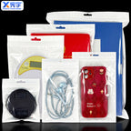 Re-closable  White Ply Bag Bags With Hang Hole