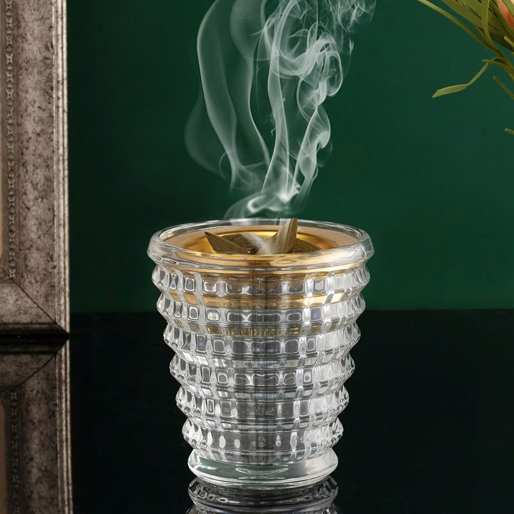Brûleur d'encens en verre, cadeau de mariage