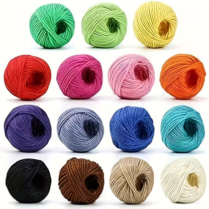 Colored Natural Jute Gift Wrap Ribbon