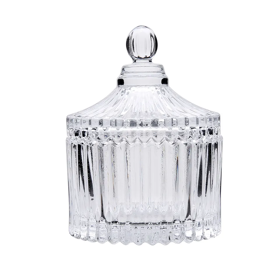 Wedding Favor Transparent Candy Jar Container Jars with Lid Box