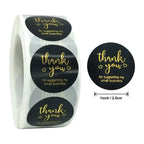 Golden Accent Sticker Rolls