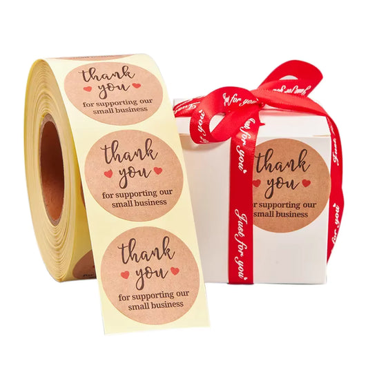 Logo Printed Multi Color Roll Adhesive Paper Sticker