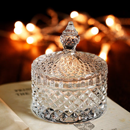 Wedding Favor Transparent Candy Jar Container Jars with Lid Box