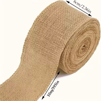 Natural Jute Fabric Ribbon