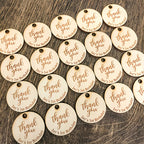 Personalized Wooden Tags for Wedding favor Party Favor Baby Shower