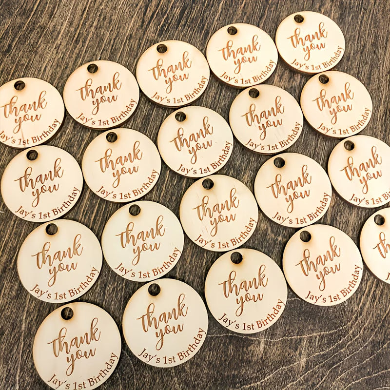 Personalized Wooden Tags for Wedding favor Party Favor Baby Shower