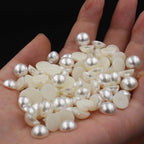 Half Round Plastic Pearl
