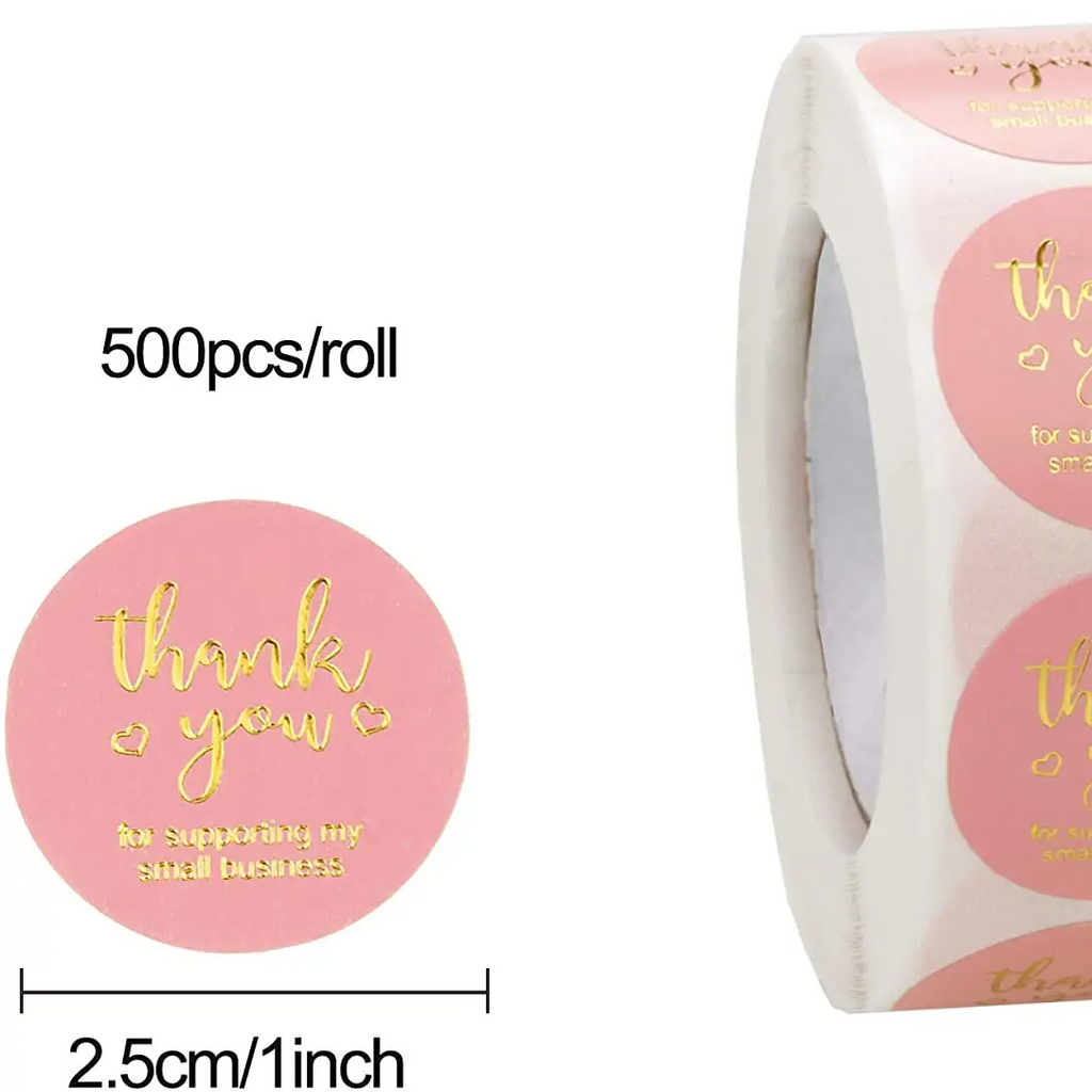 Golden Accent Sticker Rolls