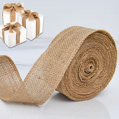 Natural Jute Fabric Ribbon