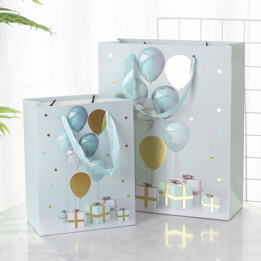Paper Bags Children's Day Birthday Gift Paper Bag for Boy Girl Baby Shower Birthday Party