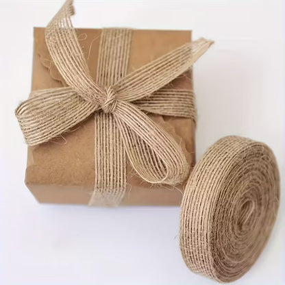 Striped Jute Ribbon Rolls
