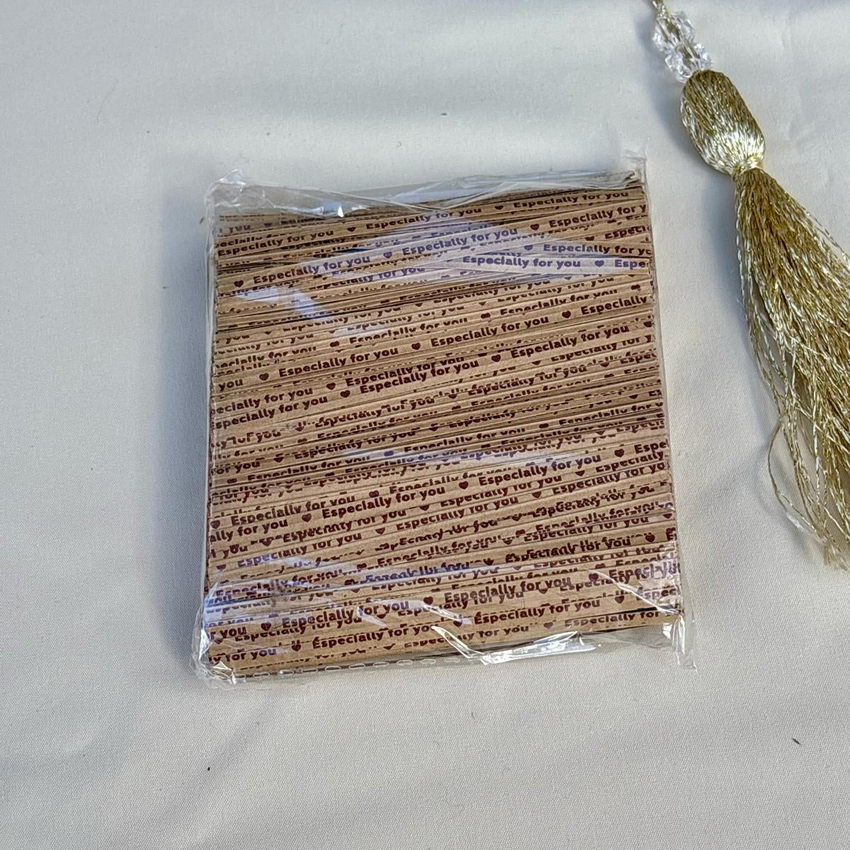 Twist Tie  White & Kraft Color