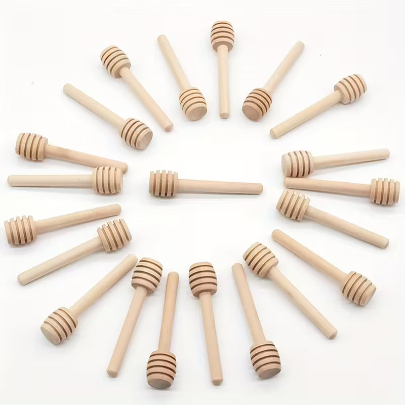 BAMBUS Wooden Honey Stirrer Sticks