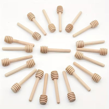 BAMBUS Wooden Honey Stirrer Sticks