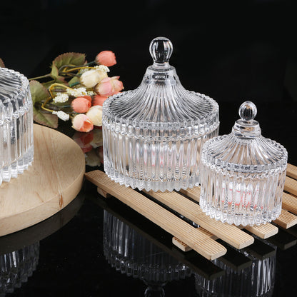 Wedding Favor Transparent Candy Jar Container Jars with Lid Box