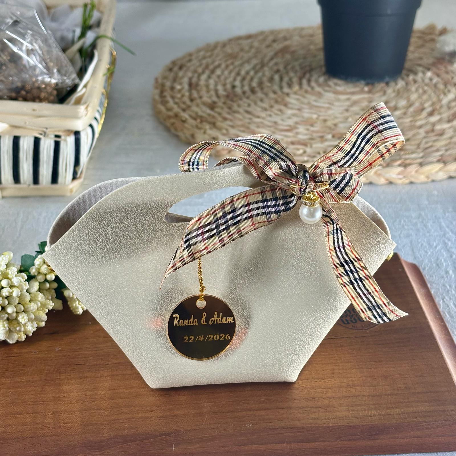 Leather Gift Purse Wedding Favor Party Favor