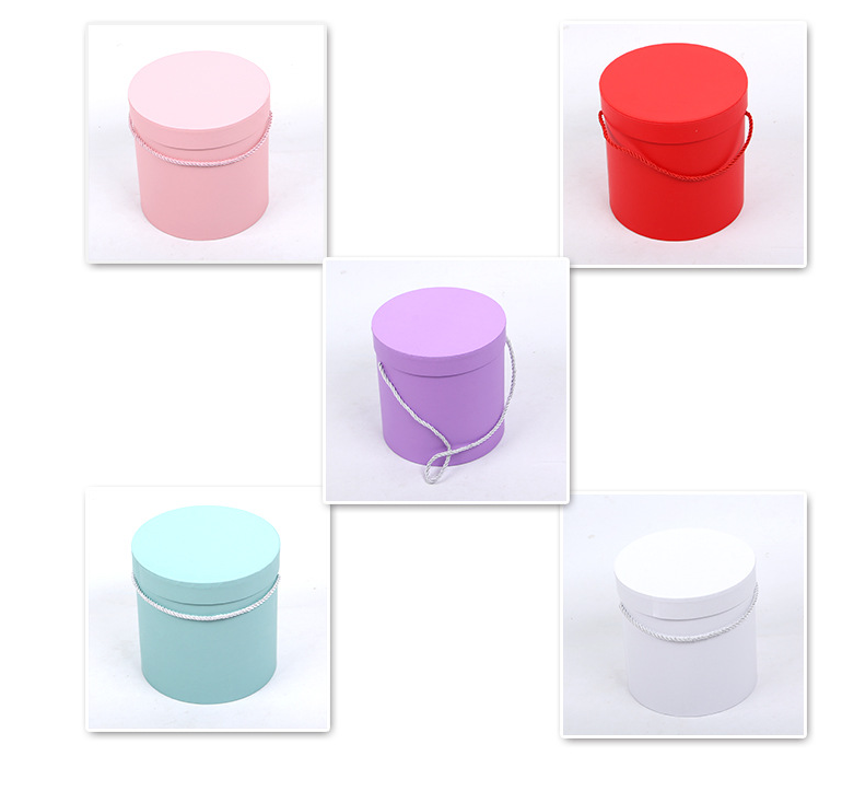 Round Flower Box for Flower Shop 3 Piece Set