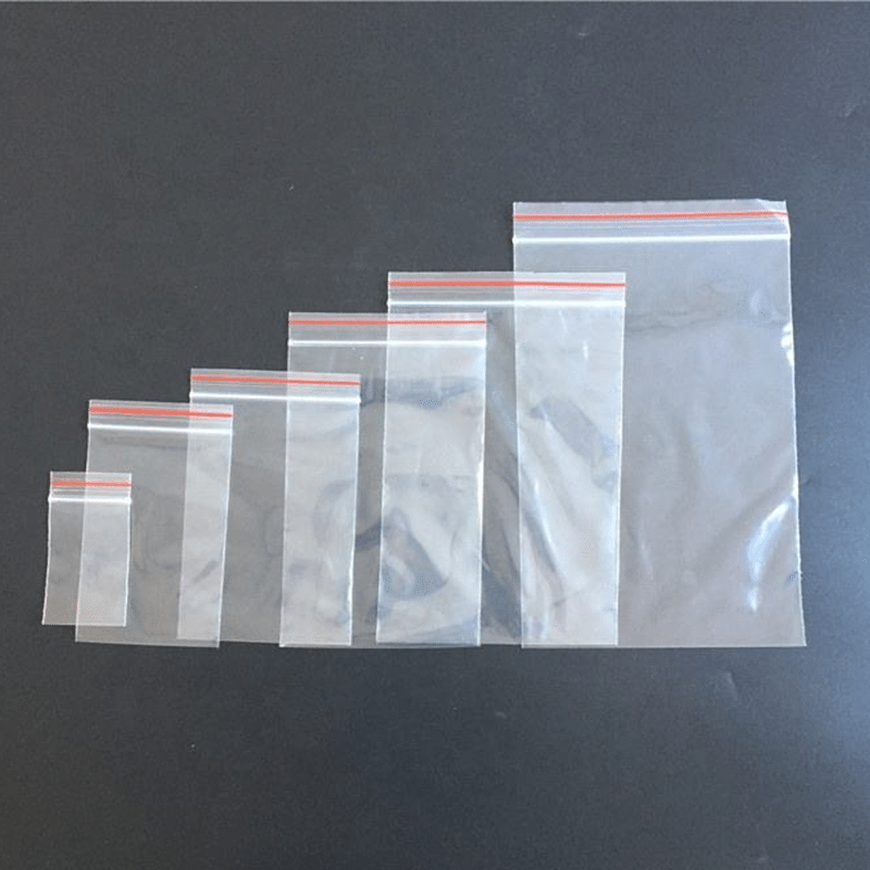 Transparent Zipper Bag Plastic Zip Self Lock Bag
