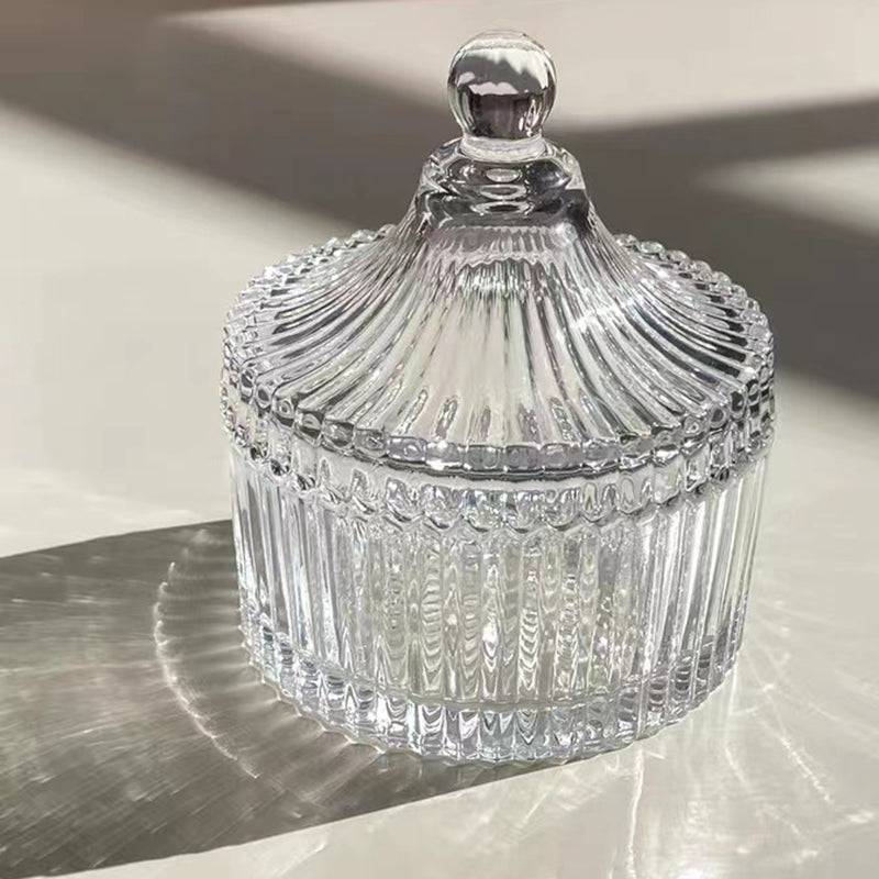 Wedding Favor Transparent Candy Jar Container Jars with Lid Box