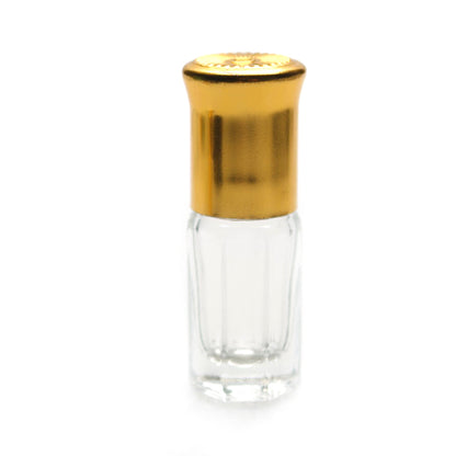 Wedding Favor, Cambodian clear Bakhoor Oud Incense Oud Oil Glass Bottle with Plastic Stick/roll on 3 ml 6 ml