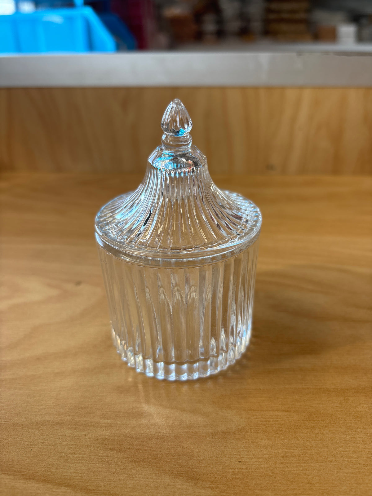 Glass Bowl Sugar Bowl with Lid Party Favours Party Favors F90278