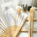 Personalized Engraved Paper Fans