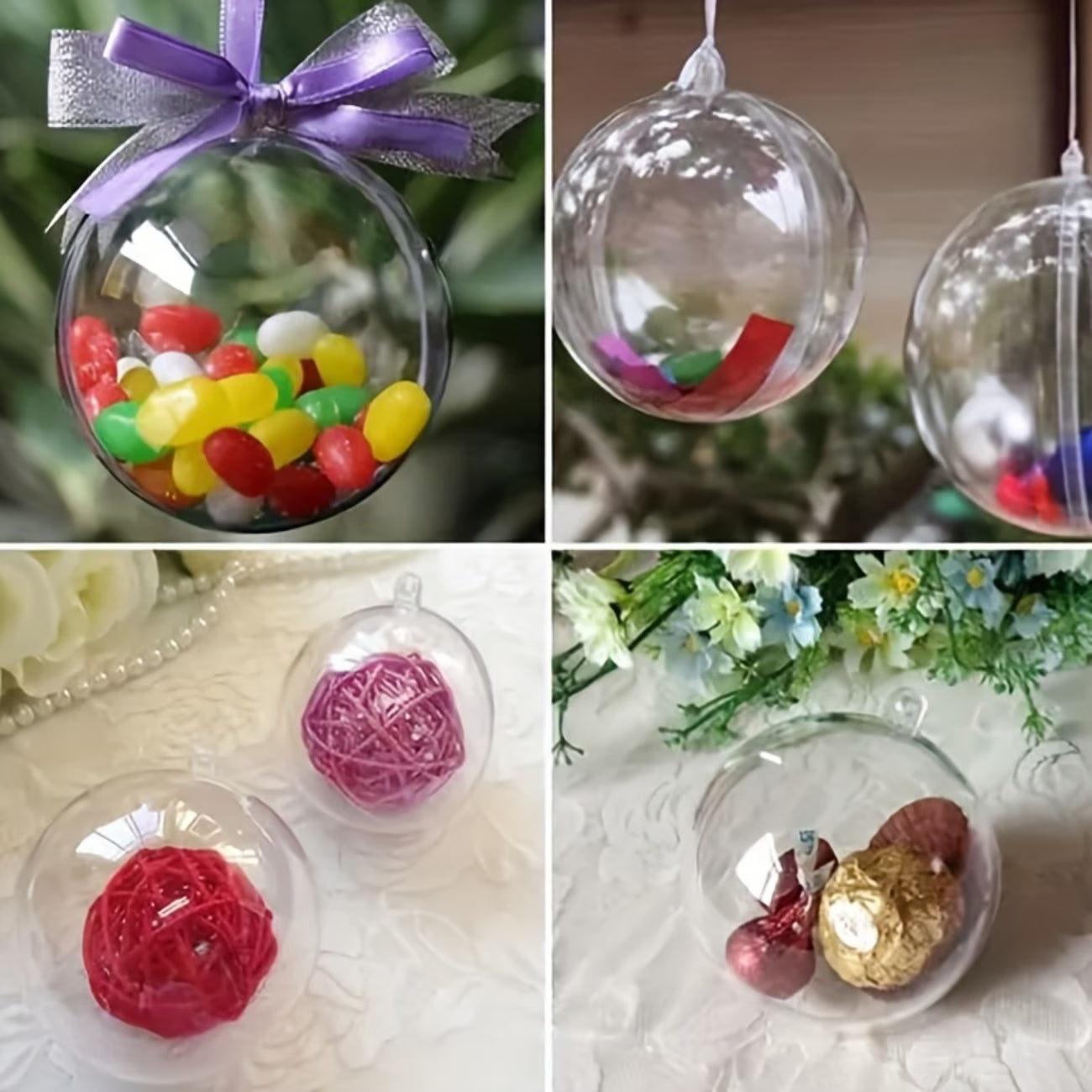 Clear Acrylic Ornament