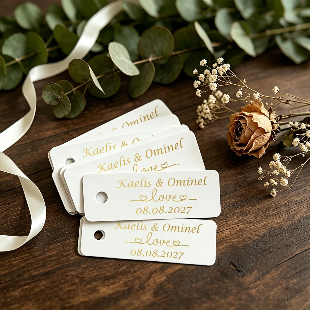 Personalized Wooden Tags for Wedding favor Party Favor Baby Shower