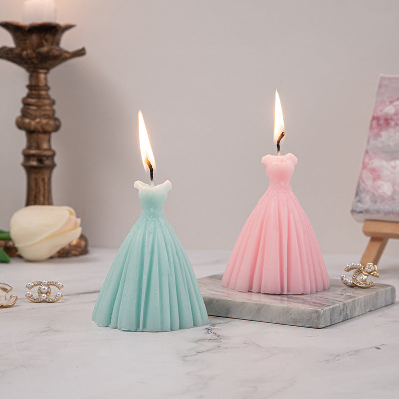 Wedding Dress Candle