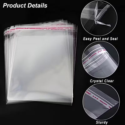 Resealable Polypropylene OPP Plastic Bag With Self Adhesive