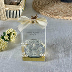 Crystal Clam Shell Pearl with Base