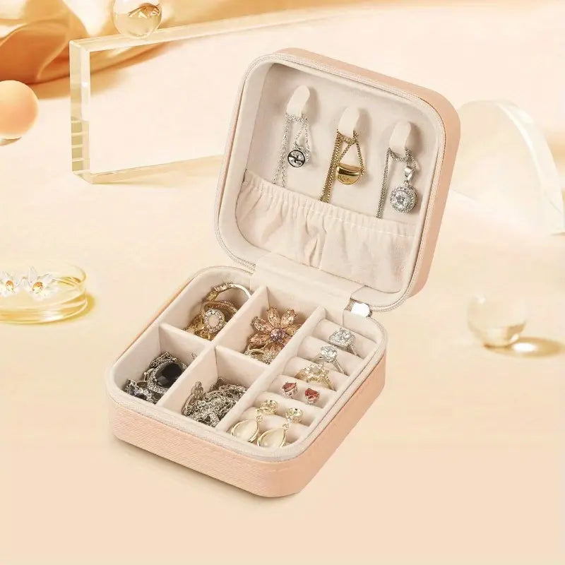 Small Travel Jewelry Case