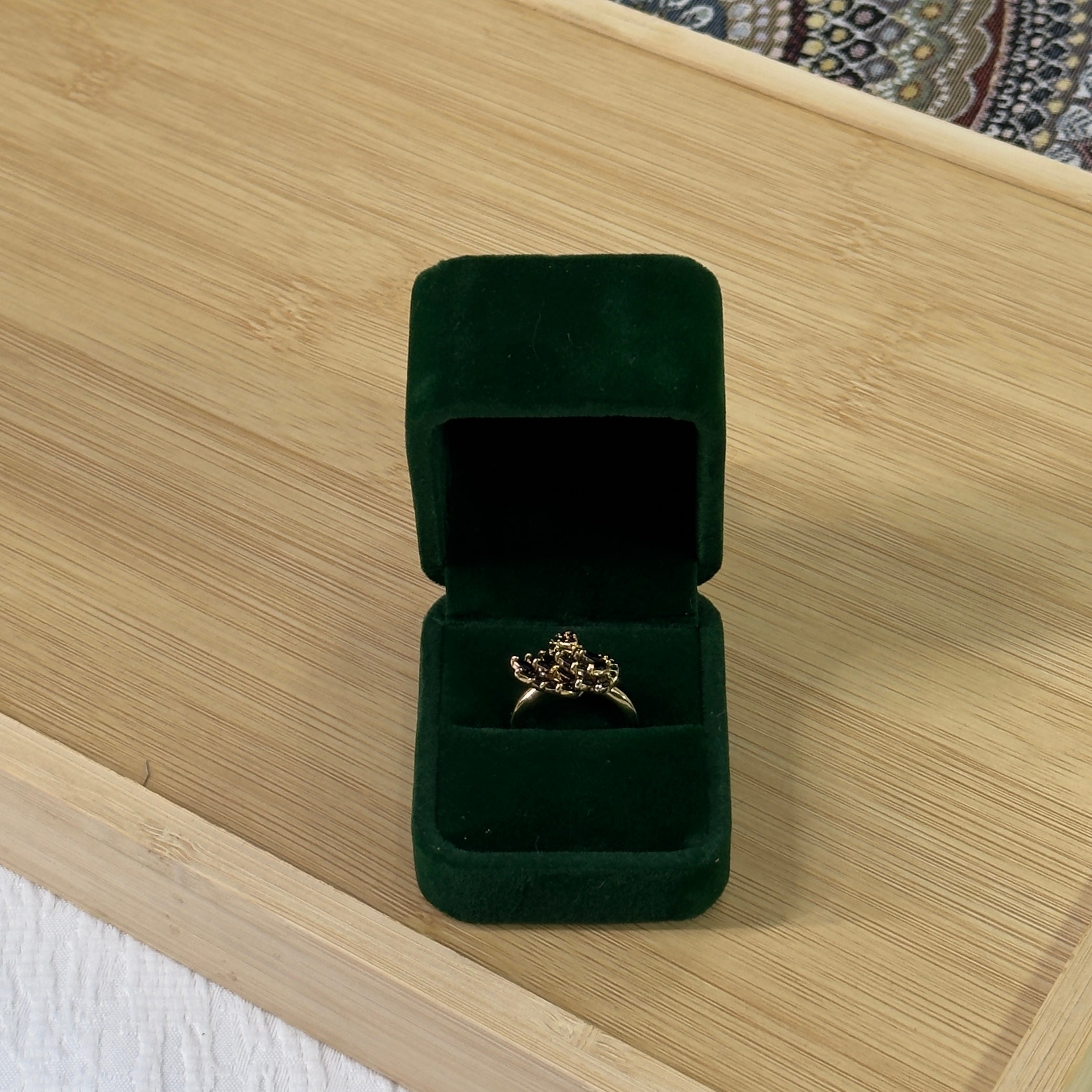 Jewelry Ring boxes Velvet Jewelry Box