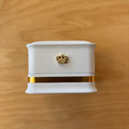 Wedding Ring Box Jewelry Box With Gold strip With LED light