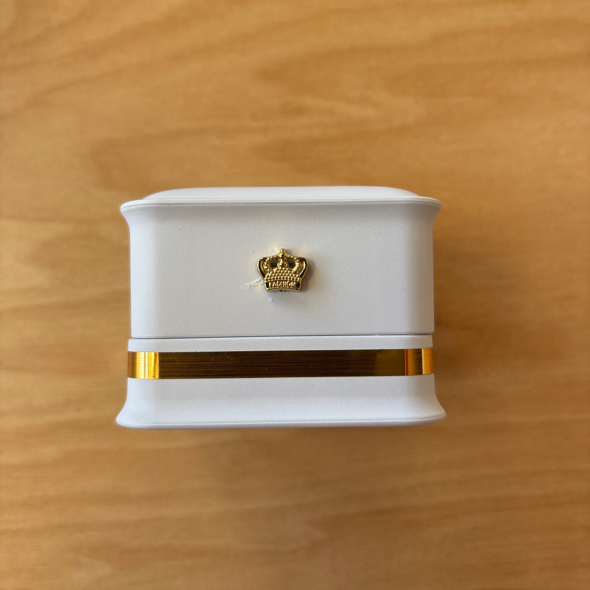 Wedding Ring Box Jewelry Box With Gold strip With LED light