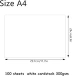 A4 White Paper 300 GSM For DIY