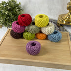 Multicolor Natural Jute Twine (25 yd)