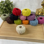 Multicolor Natural Jute Twine (25 yd)