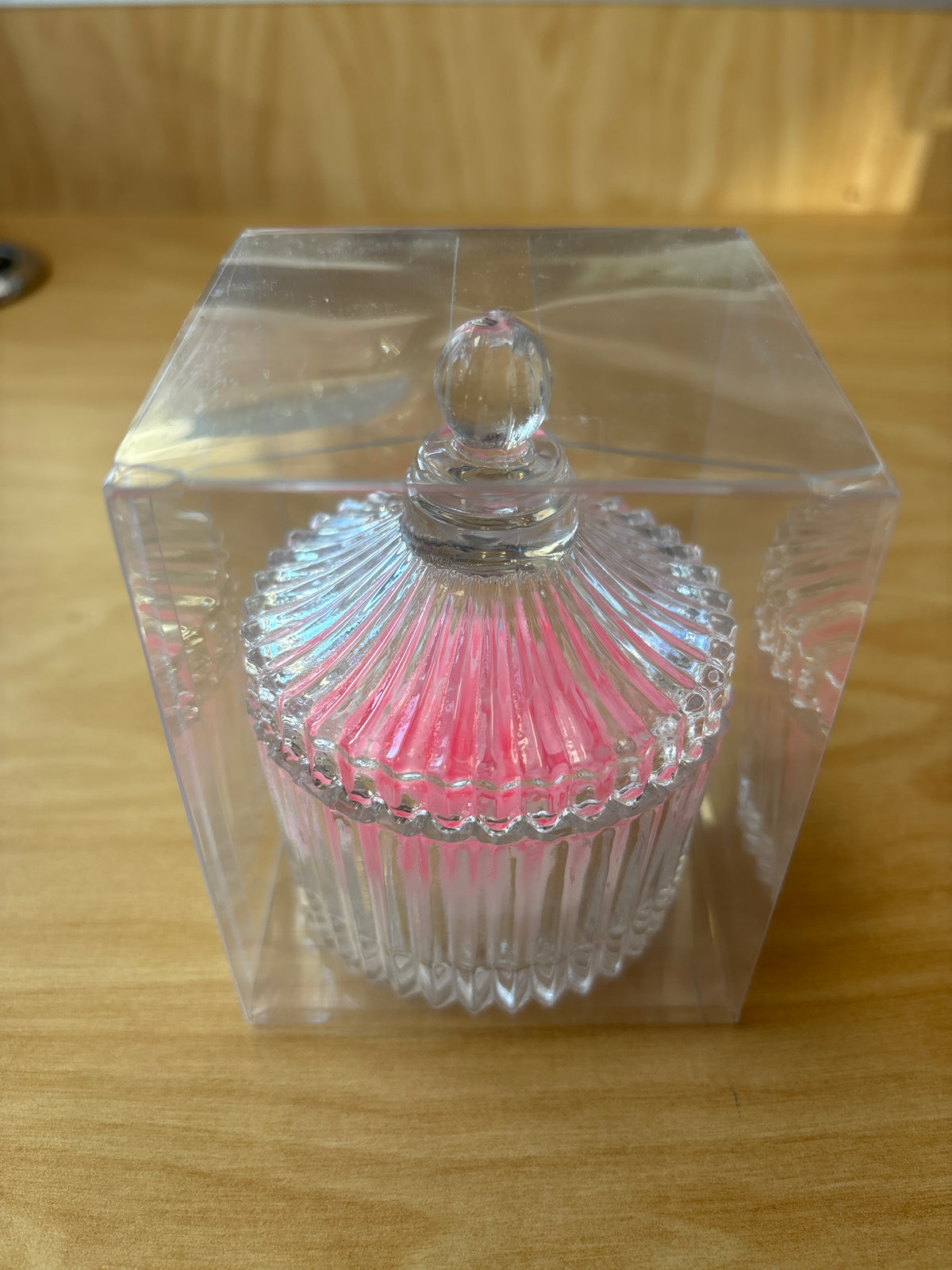 Candle Scented Flower shape in Glass Jar with Lid Party Favors Wedding Favour    F90288