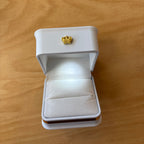 Wedding Ring Box Jewelry Box With Gold strip With LED light
